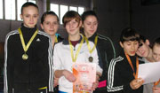 Команда девушек СДЮСШОР по легкой атлетике